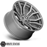 Premium Fuel Rage alloy wheels with gloss black milled finish, 20x9 aftermarket wheels designed for pickup trucks and off-road builds.
