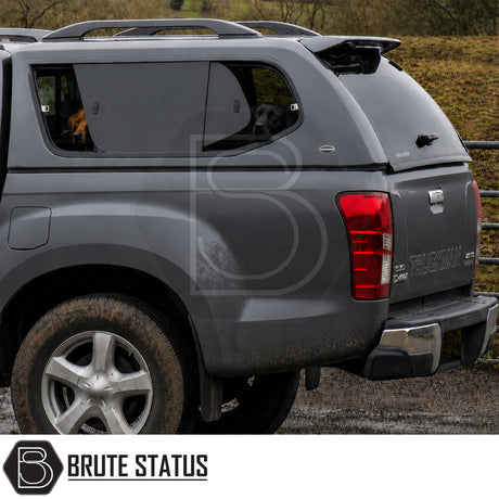 Truckman GLS hardtop canopy for Isuzu D-Max 2012-2021 with remote central locking and tinted windows
