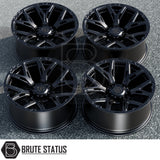hawke 6YU alloy wheels in a matte black finish for 6x139.7 pcd stud pattern