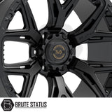 hawke 6YU alloy wheels in a matte black finish for 6x139.7 pcd stud pattern