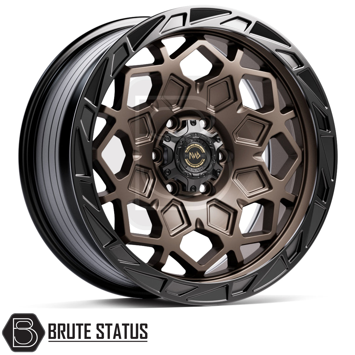 Hawke AWD Apex alloy wheels in matte black 20x9 with 6x139.7 PCD for pickup trucks and 4x4 vehicles