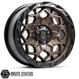 Hawke AWD Apex alloy wheels in matte black 20x9 with 6x139.7 PCD for pickup trucks and 4x4 vehicles