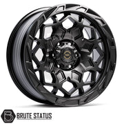 Hawke AWD Apex matte black alloy wheel set with bronze accents featuring 6x139.7 fitment and ET12 offset