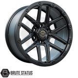 Hawke AWD Canti alloy wheels in matte black 20x9.5 with 6x139.7 fitment and 1000kg load rating