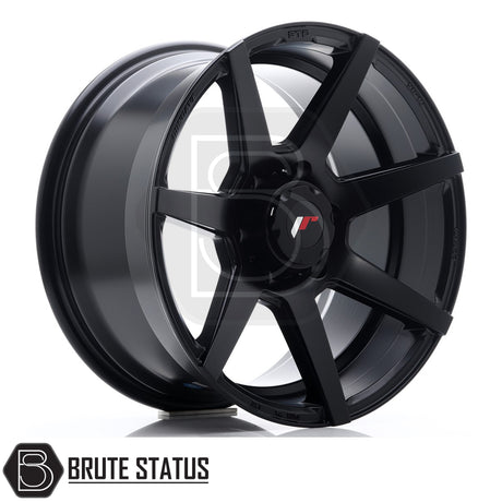 JR Wheels JRX3 alloy wheel in Matt Black, available in 6x139.7 bolt pattern and sizes 17x8.5 ET20, 18x9 ET20, 20x9.5 ET20. Includes compatible wheel nuts.