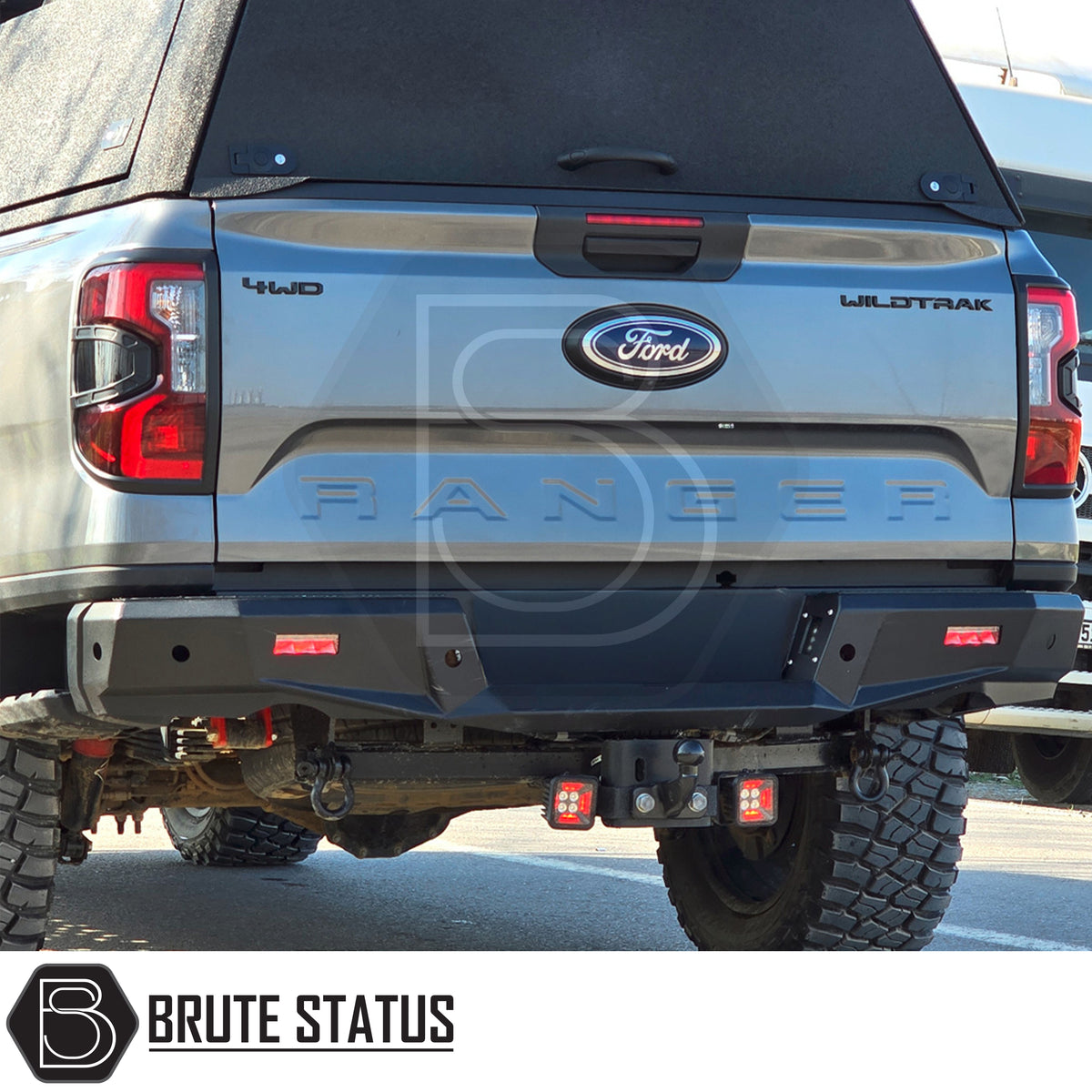 Ford Ranger 2023+ Rear Bumper Matte Black