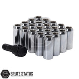Internal drive wheel nuts and locking wheel nuts set, includes 20 wheel nuts, 4 locking nuts, and internal drive key