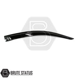 Isuzu D-Max Bonnet Guard and Wind Deflectors Set (2017–2021) – Premium black acrylic bonnet protector and 4-piece wind deflector kit, custom-fit for D-Max, offering stylish all-weather protection and easy installation