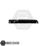 Isuzu D-Max Bonnet Guard and Wind Deflectors Set (2017–2021) – Premium black acrylic bonnet protector and 4-piece wind deflector kit, custom-fit for D-Max, offering stylish all-weather protection and easy installation
