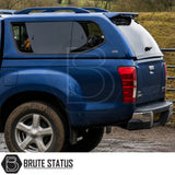Remote locking Truckman GLS hardtop for Isuzu D-Max with sporty styling and roof bars included