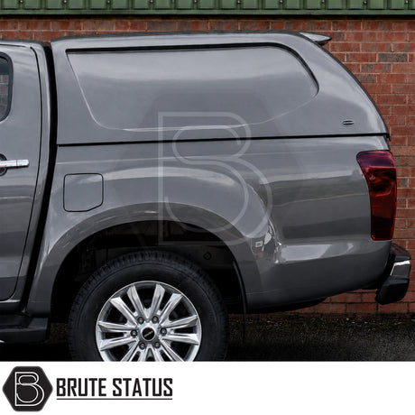 Solid-sided Isuzu D-Max Truckman L-Series canopy with secure remote locking system