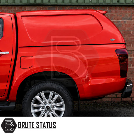 Premium hardtop canopy for Isuzu D-Max 2012-2021 with carpet-lined interior and heated rear window