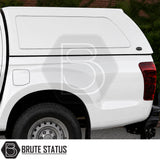 Truckman RS hardtop canopy for Isuzu D-Max 2012-2021 with glazed rear window and solid-sided design