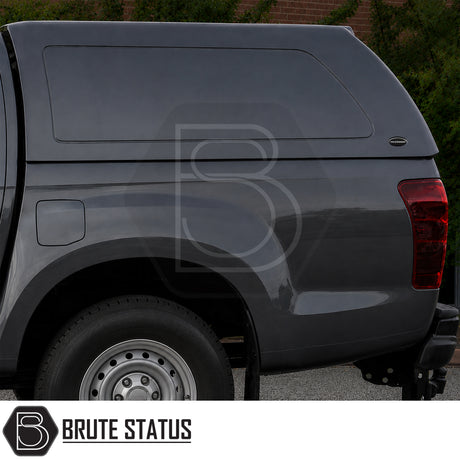 Durable Truckman RS hardtop for Isuzu D-Max with stainless steel hardware and secure storage