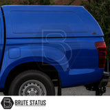 Truckman RS commercial canopy for Isuzu D-Max with hard-wearing gel white coat finish