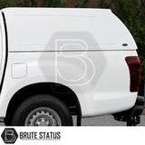 Heavy-duty Truckman RS canopy for Isuzu D-Max with aerodynamic design and enclosed load bed