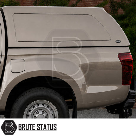 Commercial Isuzu D-Max Truckman RS canopy with solid-sided design and tinted glazed rear door