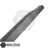 Isuzu D-Max 2021-2024 textured black tailgate protector trim designed to protect the leading edge of the pickup truck tailgate