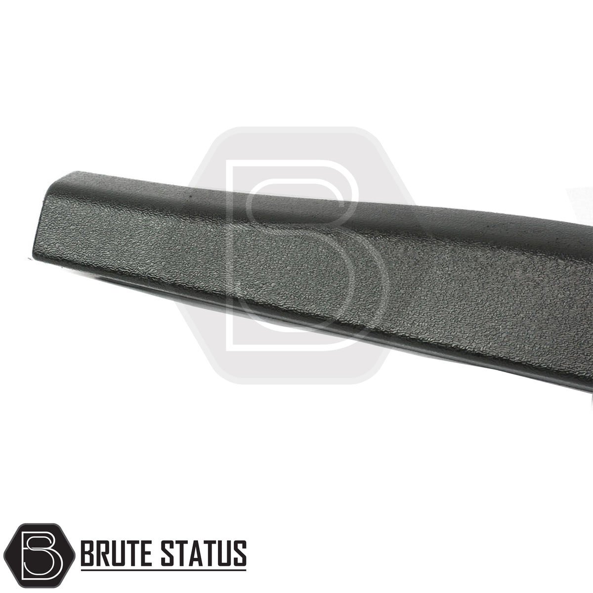 Isuzu D-Max 2021-2024 rear tailgate protection cap with narrow profile textured black finish and no drill 3M adhesive fitment