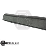Isuzu D-Max 2021-2024 rear tailgate protection cap with narrow profile textured black finish and no drill 3M adhesive fitment