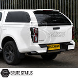Cab-high Truckman Grand canopy for Isuzu D-Max 2021-2024 designed for extra secure storage space