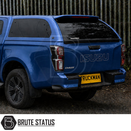 Heavy-duty Isuzu D-Max Truckman Grand hardtop canopy with luxury interior lining and tinted glass