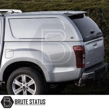 Premium hardtop canopy for Isuzu D-Max 2021-2024 with carpet-lined interior and heated rear window
