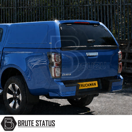 Truckman RS hardtop canopy for Isuzu D-Max 2012-2024 with solid rear window and remote locking