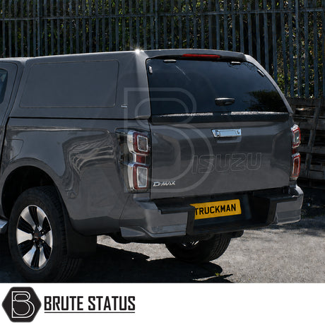 Isuzu D-Max 2012-2024 commercial hardtop canopy with solid rear window and UV-resistant gel coat