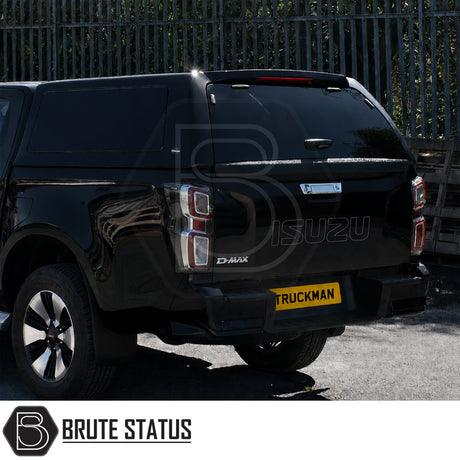 Premium commercial canopy for Isuzu D-Max 2012-2024 with solid rear door and durable construction