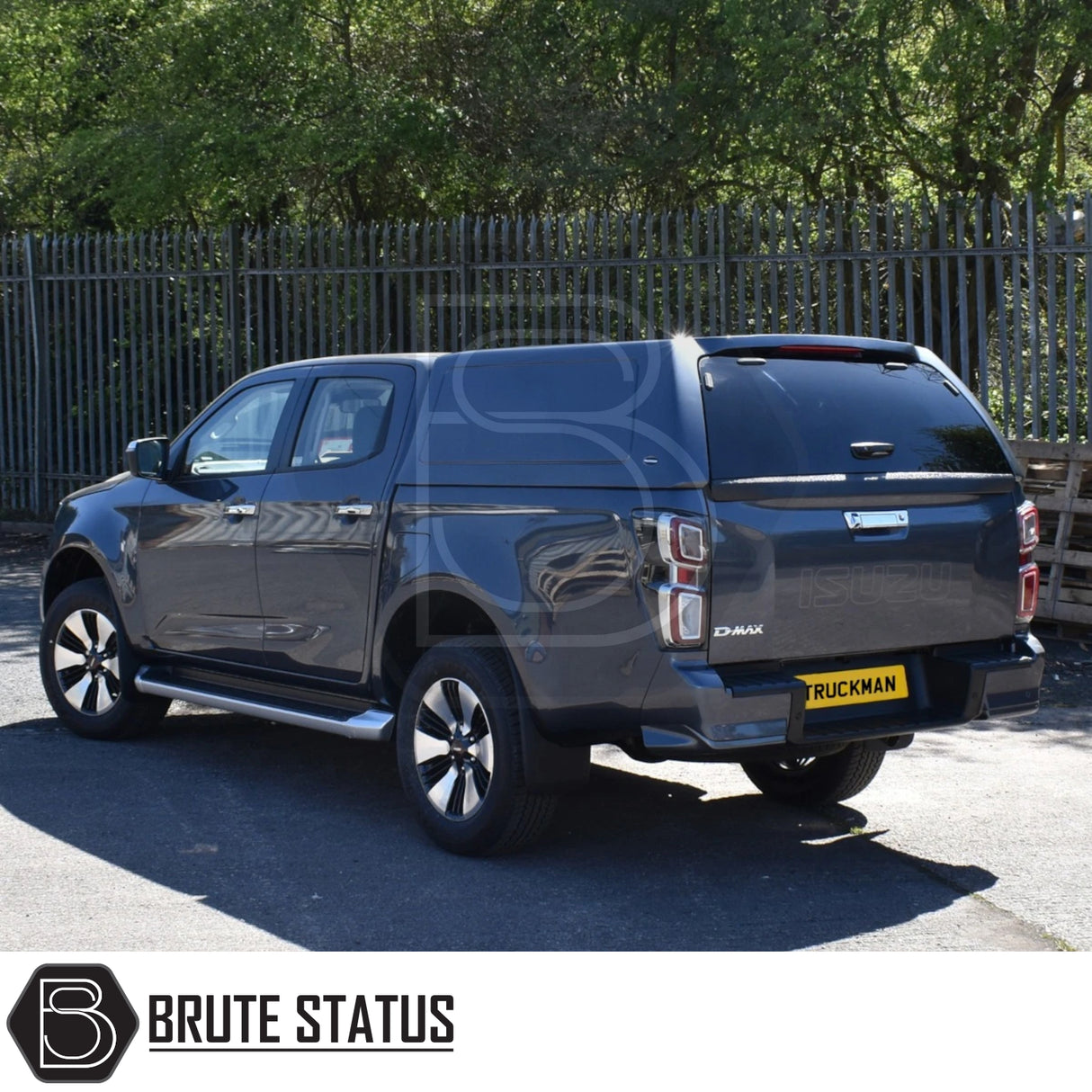 Isuzu D-Max 2012-2024 Truckman RS Hardtop Canopy with solid rear window and remote locking, enhancing security and utility for commercial applications.