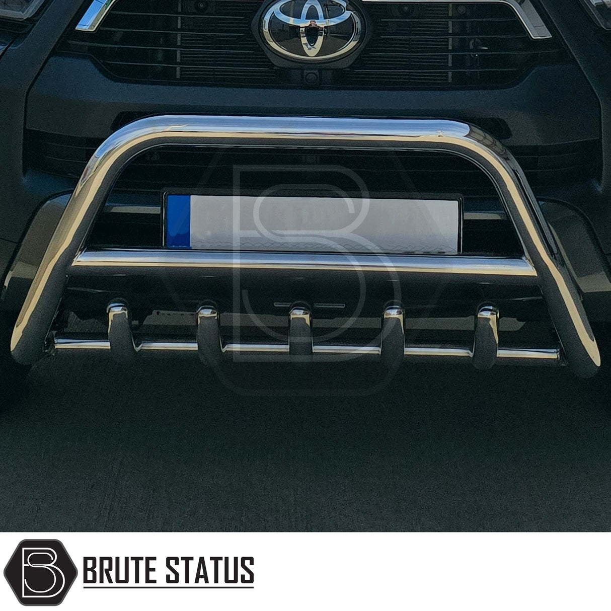 Stainless steel city bar for 2017-2022 Volkswagen amarok, enhances truck appearance and bumper protection; easy DIY installation with no drilling required, includes all fittings and TÜV certified.