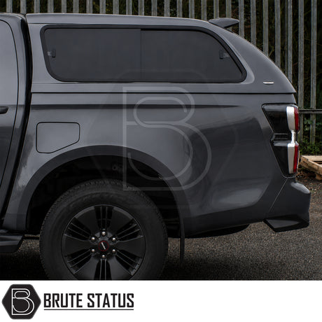 Remote locking Truckman GLS hardtop for Isuzu D-Max with secure sliding side access windows