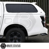 Premium pickup canopy for Isuzu D-Max featuring sliding lockable windows and extra secure load space