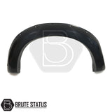 ABS wide arches for Isuzu D-Max 2016-2019, stylish black finish, easy DIY fit, no drilling required, includes all hardware, suitable for double cab post-facelift models.