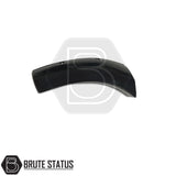 Wide fender flares for Isuzu D-Max 2016-2019, ABS construction, black finish, reversible fit, no drilling, stylish stainless steel bolts, suitable for post-facelift double cab.