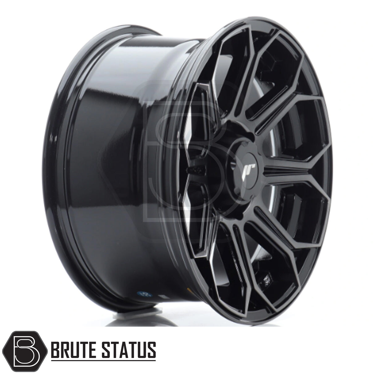 JR Wheels JRX11 alloy wheel in Gloss Black with Machined Face, 18x9 size, PCD 6x139.7 or 6x114.3, offset ET25, centre bore 110. Comes as a set of 4 with correct spigot rings and includes wheel nuts.