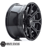 JR Wheels JRX11 alloy wheel in Gloss Black with Machined Face, 18x9 size, PCD 6x139.7 or 6x114.3, offset ET25, centre bore 110. Comes as a set of 4 with correct spigot rings and includes wheel nuts.