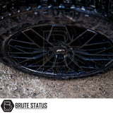 JR Wheels JRX12 alloy wheel in Black with Machined Tinted Face, 20x9 size, PCD 6x139.7 or 6x114.3, offset ET20, centre bore 110 (6x139.7) or 66.1 (6x114.3). Comes as a set of 4 with correct spigot rings and includes wheel nuts.