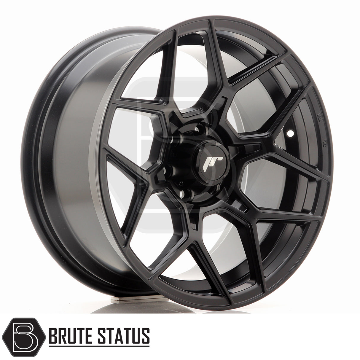 JR Wheels JRX9 alloy wheel available in Matt Black or Gloss Black with Machined Face, 18x9 size, PCD options 6x139.7 or 6x114.3, offset ET18. Compatible with internal drive wheel nuts