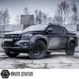 JR Wheels JRX9 alloy wheel available in Matt Black or Gloss Black with Machined Face, 18x9 size, PCD options 6x139.7 or 6x114.3, offset ET18. Compatible with internal drive wheel nuts