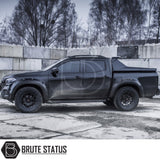 JR Wheels JRX9 alloy wheel available in Matt Black or Gloss Black with Machined Face, 18x9 size, PCD options 6x139.7 or 6x114.3, offset ET18. Compatible with internal drive wheel nuts