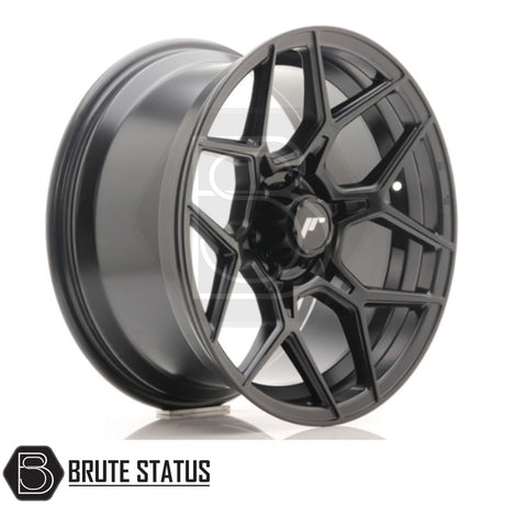 JR Wheels JRX9 alloy wheel available in Matt Black or Gloss Black with Machined Face, 18x9 size, PCD options 6x139.7 or 6x114.3, offset ET18. Compatible with internal drive wheel nuts