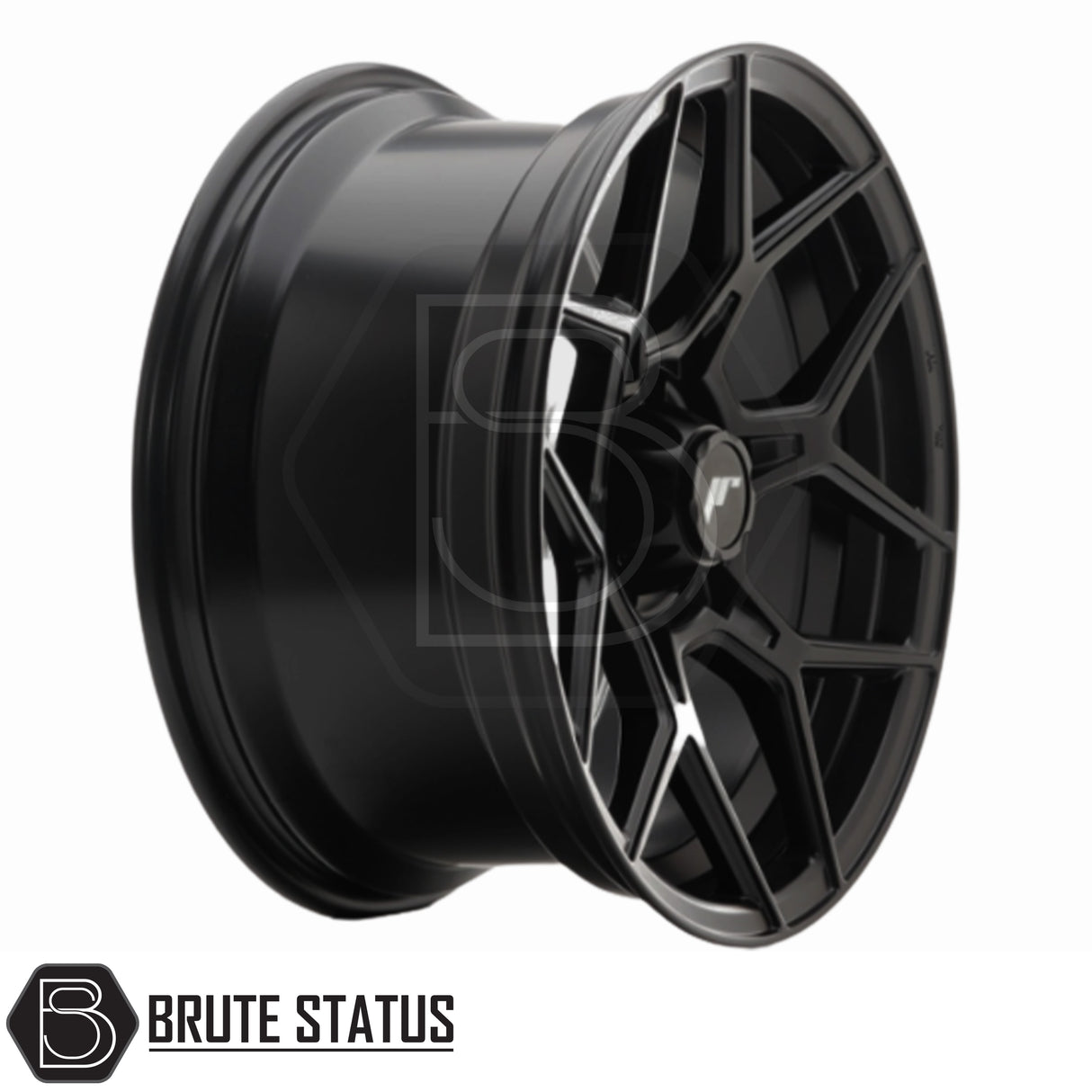 JR Wheels JRX9 alloy wheel available in Matt Black or Gloss Black with Machined Face, 18x9 size, PCD options 6x139.7 or 6x114.3, offset ET18. Compatible with internal drive wheel nuts