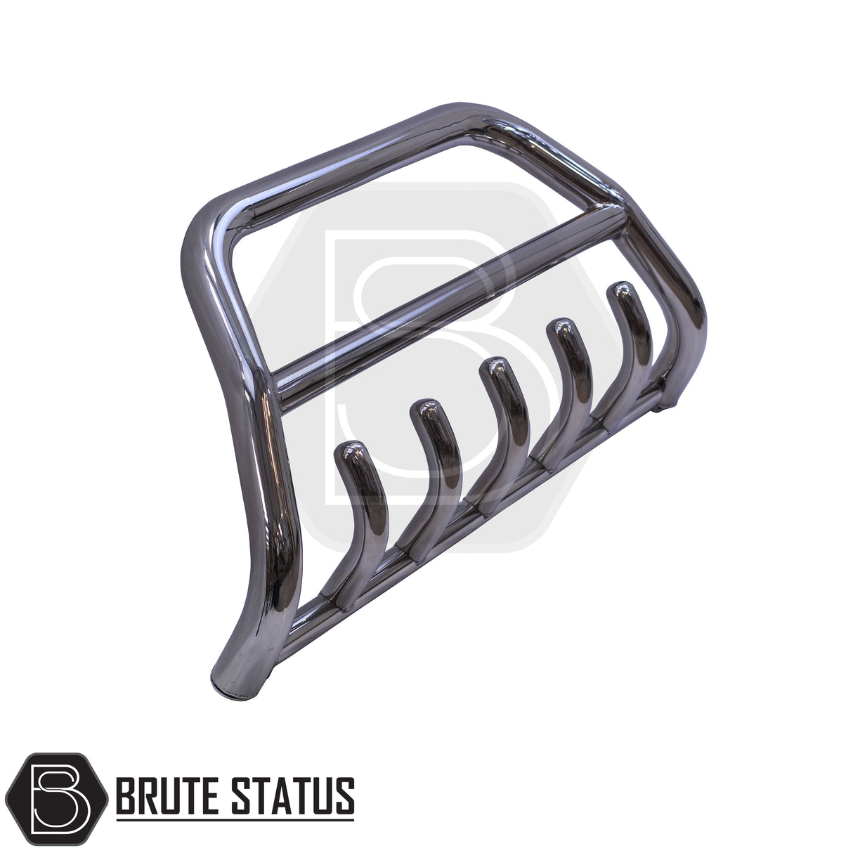 Chrome A-Bar nudge bar for Fiat Fullback pickup truck (2015–2019), designed for bumper protection and enhanced styling.