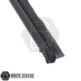 Black manual roller shutter for isuzu dmax 2021+ pickup truck. Durable, high-quality design for secure cargo protection and easy manual operation