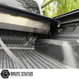 black manual roller shutter for the mitsubishi l200 series 6 pickup truck 