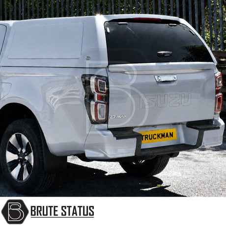 Maxus T90EV 2022+ hardtop canopy Truckman RS solid sided pickup bed cover with glazed rear window and remote central locking