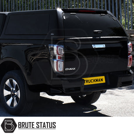 Maxus T90EV work truck canopy 2022 onwards solid sided hardtop with rear glass door and remote locking secure storage solution