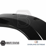 Mercedes X-Class Double Cab gloss black wide arch flares, premium overfender styling kit designed for 2017-2020 models.